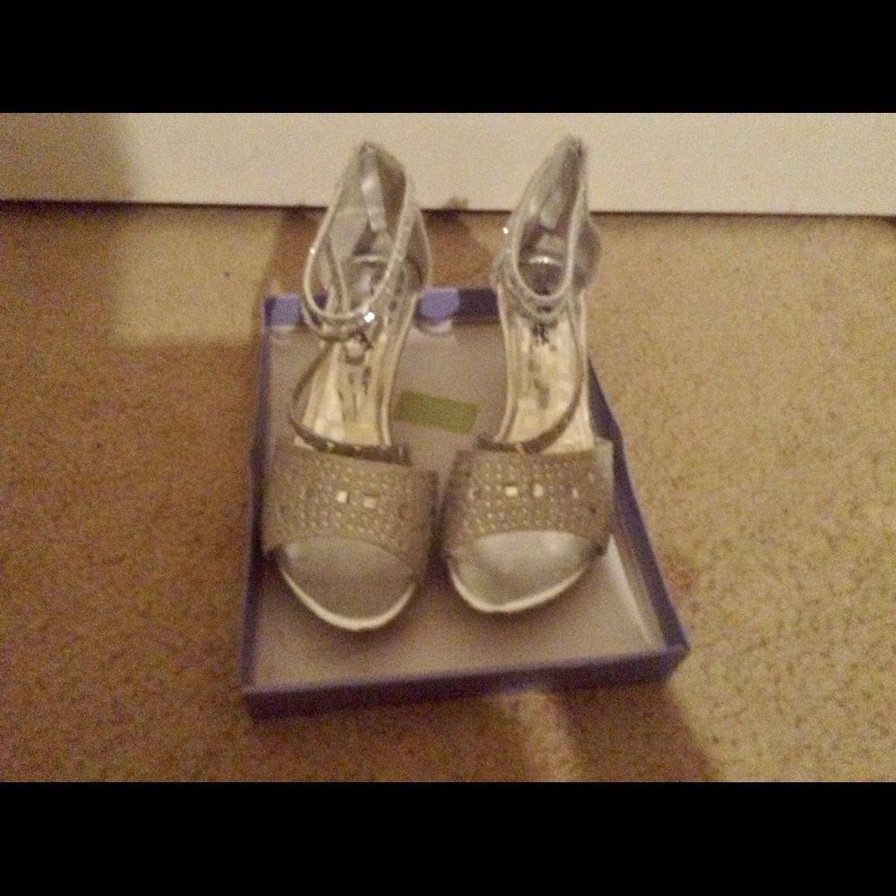 Silver heels